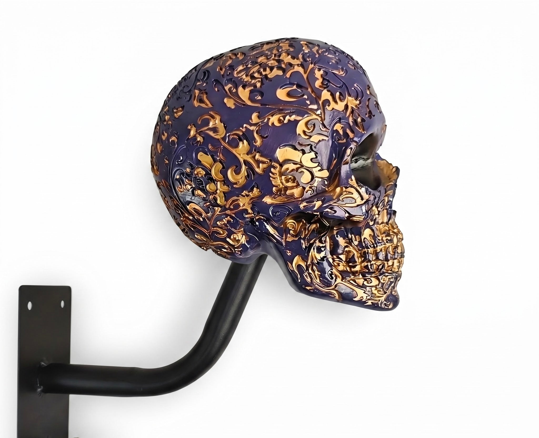 Skull Helmet Wall Mount