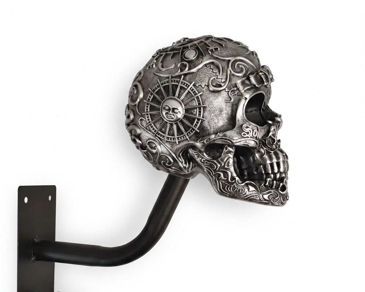 Skull Helmet Wall Mount