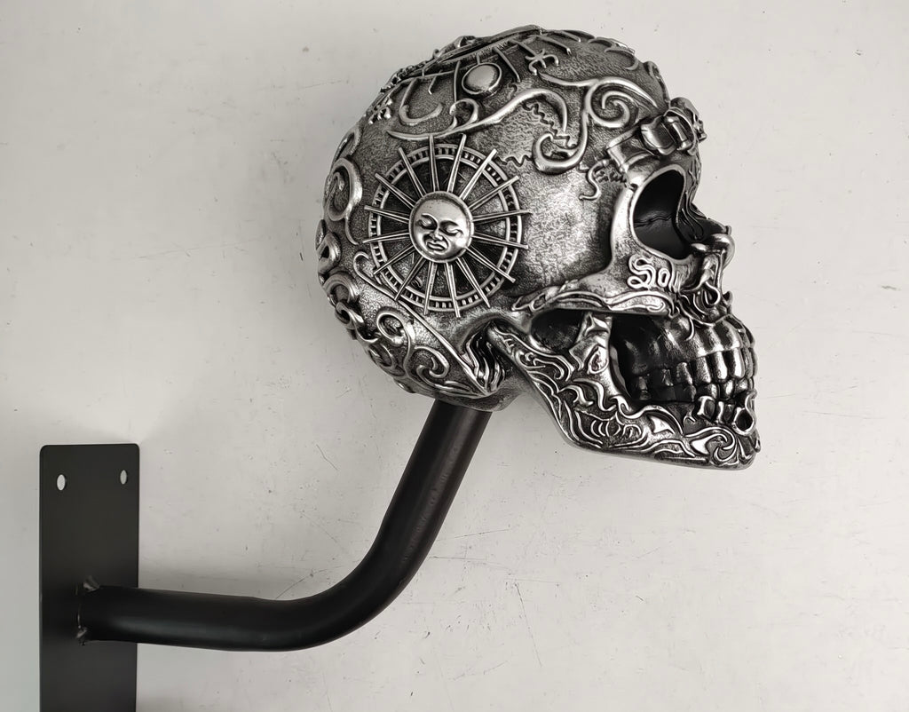 Skull Helmet Wall Mount