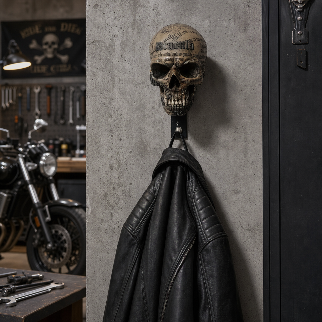 Skull Helmet Wall Mount